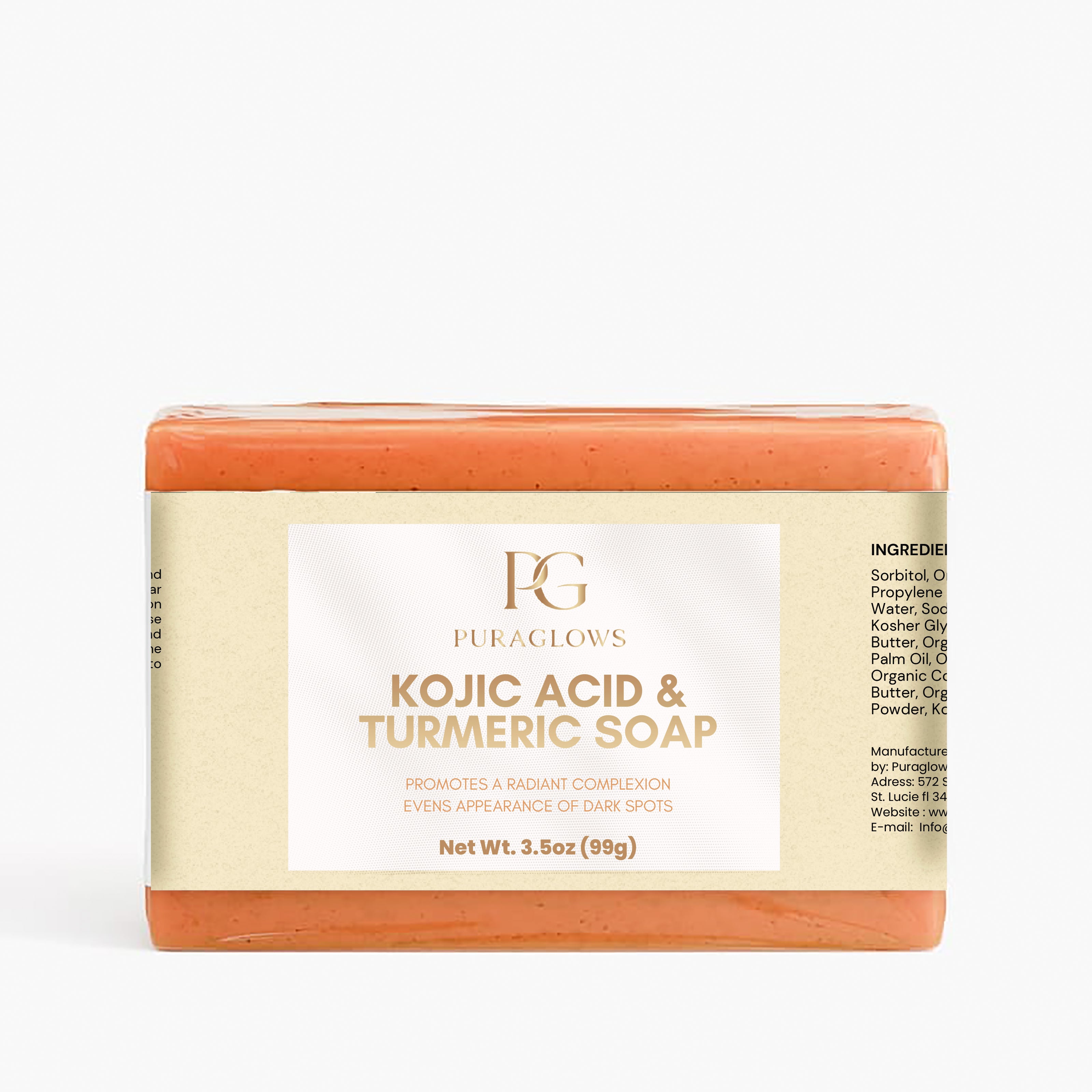Brightening Kojic & Turmeric Cleansing Bar